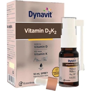 Dynavit Vitamin D3k2 D Vitamini Ve K Vitamini Içeren Takviye Edici Gıda 10ml Sprey