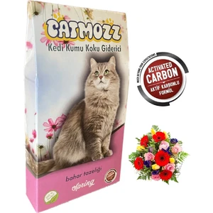 Spring Aktif Karbonlu Kedi Kumu Bahar Koku Giderici Extra Koku Kontrolü Topaklanma 30 gr