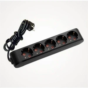 Multi-Let 5'li Kablolu Priz 5 Mt. Siyah