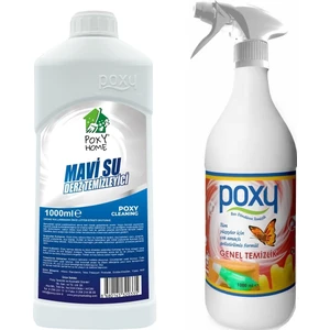 Genel Temizlik 1 Lt & Mavi Su Derz Temizleyici 1 Lt