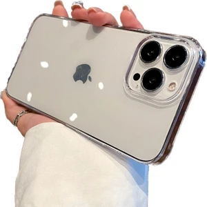 Apple iPhone 14 Pro Max Kılıf Anti-Fingerprint Kristal Şeffaf Sararmaz Kapak