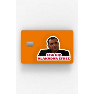 Kurtlar Vadisi Memati Seni Alakadar Kredi Kartı & Akbil Stiker Kaplama