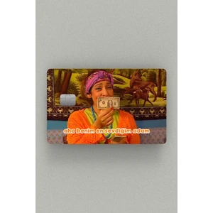 Cennet Mahallesi Pembe En Sevdiğim Kredi Kartı & Akbil Sticker Kaplama