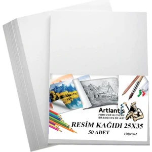 Resim Kağıdı 25X35 50 Li 100 gr 1 Paket 25*35 Resim Kartonu