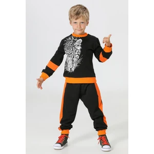 Lupia Kids Lupiakids Leopar Omuzlu Erkek Çocuk Eşofman Alt Üst Takım LP-22WIN-016
