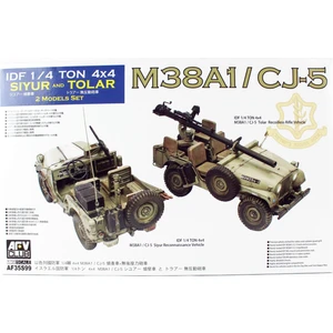 Afv Club AF35S99 1/35 Idf M38A1/CJ5 (2 Models Set) Tank Savarlı Jeep Demonte Plastik Maketi