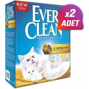 Ever Clean 2 Adet -  Litterfree Paws Iz Bırakmayan Kedi Kumu 10 Lt