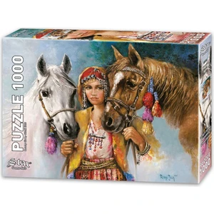Oyun Köylü Kızı 1000 Parça Puzzle