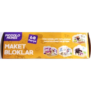 Piccolo Mondi Maketbloklar 68 Parça