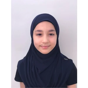 ALLURİNG Çocuk Pratik Eşarp Başörtüsü-Lacivert