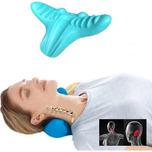 Düz Boyun Masaj Yastığı Omuz Sedyesi Gevşetici Traksiyon Cihazı Yastık