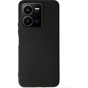Aqua Aksesuar Vivo Y35 Kılıf Yumuşak ve Esnek Soft Siyah Silikon