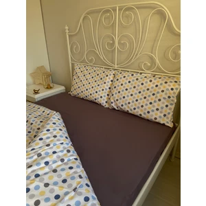 Calina Home Çift Kişilik Koyu Gri Renkli Lastikli Çarşaf
