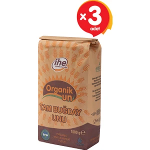 Organik Tam Buğday Unu 1000 G (3 Adet)