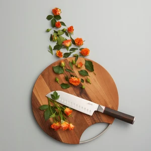 Wood Mood Kesme ve Sunum Tahtası Yuvarlak