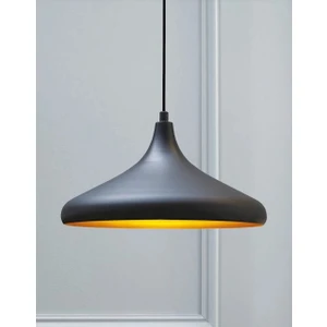 Demet Habek My Lights Mylights  Metal Siyah Içi Altın Modern Spor Avize 35 cm En
