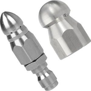 Royal Love 2 Adet Kanalizasyon Kanalizasyon Basınçlı Basınçlı Basınç Nozulu Yıkayıcı Drenaj Enjeksiyon Hortumu 14 Gümüş+Gümüş (Yurt Dışından)