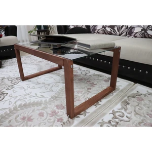 Ahşap Orta Sehpa Camlı Orta Sehpa