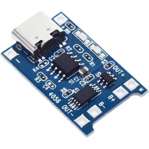 TP4056 Korumalı Type-C USB Girişli Şarj Modülü