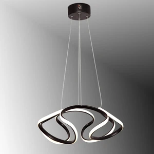 TT Aydınlatma TT307-40-SY Tt Aydınlatma Helezon Modeli Mat Siyah LED Avize