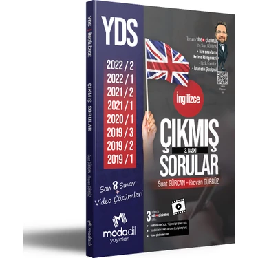 Modadil Yayınları YDS İngilizce Çıkmış Sorular Tamamı Video