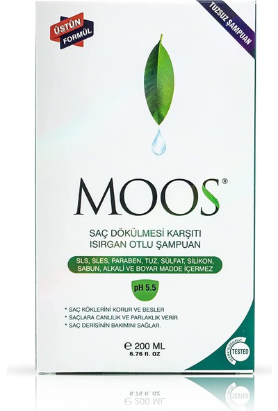 Moos Isırgan Otlu Saç Dökülme Karşıtı Şampuan 200 ml