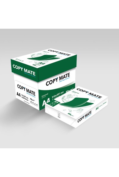 Copy Mate A4 Fotokopi Kağıdı 1 Koli 5'li Paket 2500 Adet Kağıt