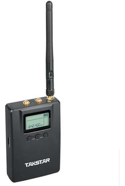 Takstar SGC-200W R2 Kablosuz Kamera Mikrofon Seti Fotoğraf Makina Telsiz Wireless SGC200 2 Alıcı Tek Verici Uhf