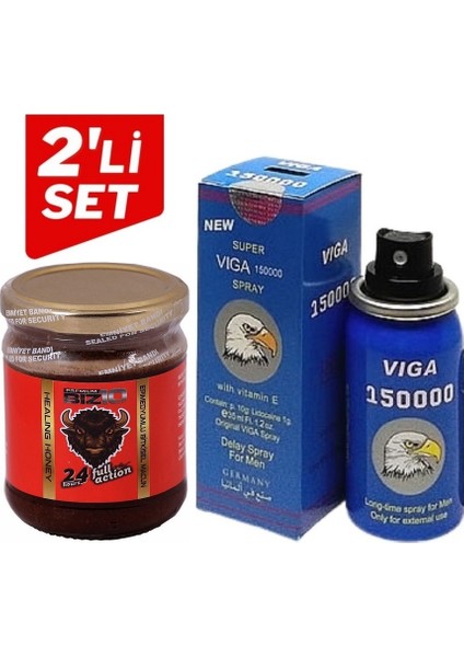 Epimedyum Ginseng'li Macun 240 gr Viga Mavi Sprey 1 Kutu