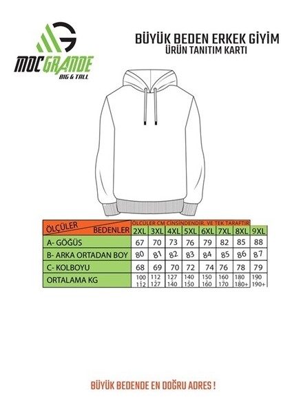Büyük Beden Oduncu Sweat Fermuarlı Cep 22201-1841 fırsatları