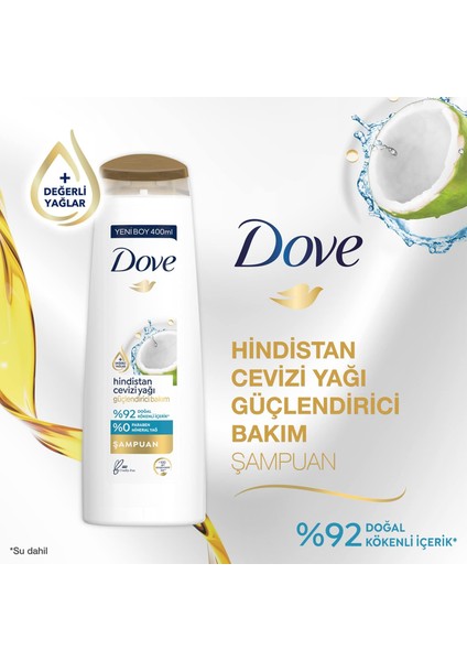 Saç Bakım Şampuanı Hindistan Cevizi Yağı Bakım 400 ml