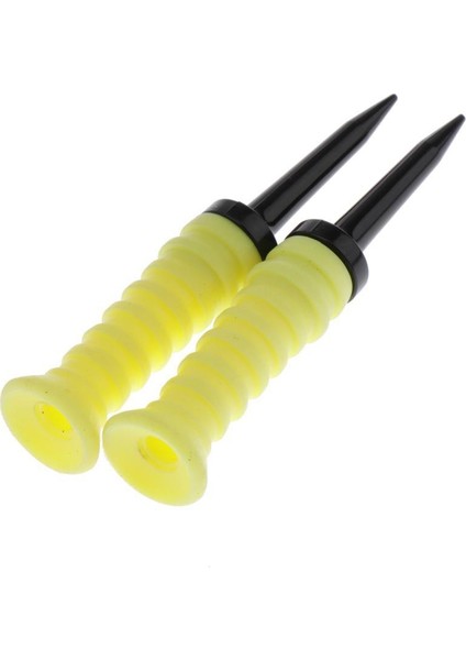 1 Çift Pratik Düşük Direnç Dayanıklı Elastik Golf Tees Uygulama Aksesuar Sarı (Yurt Dışından) indirimleri
