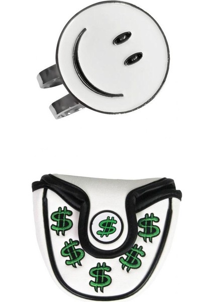Su Geçirmez Mallet Head Putter Headcover ve Ball Marker Şapka Klipsi (Yurt Dışından)