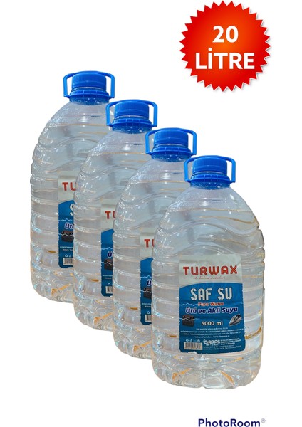 4x5 20 Litre Saf Su Akü ve Ütü Suyu