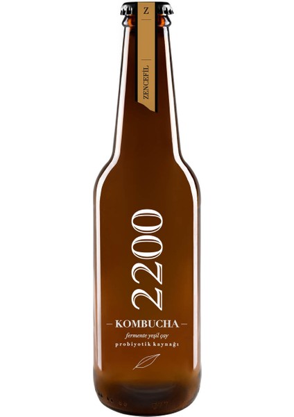 Kombucha 2200  Zencefil 330 ml 6'lı