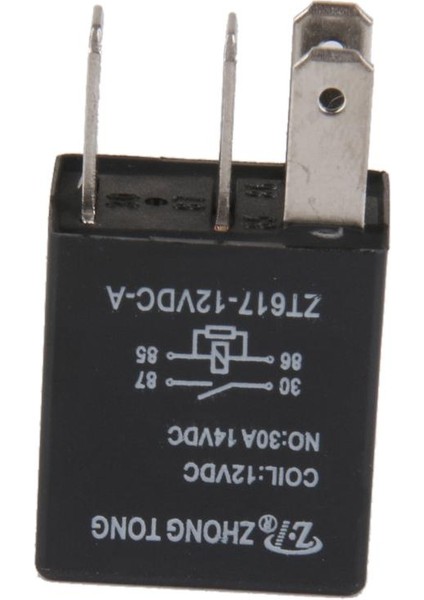 Dc Siyah Araç Araç Kamyon Motoru 12V 12 30A Rölesi 4pin 4p (Yurt Dışından)