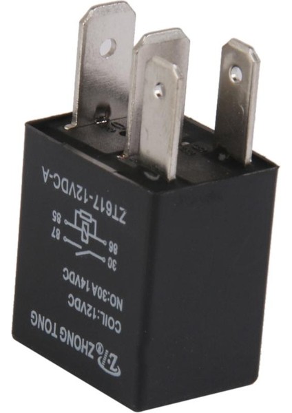 Dc Siyah Araç Araç Kamyon Motoru 12V 12 30A Rölesi 4pin 4p (Yurt Dışından)