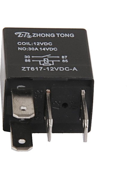Dc Siyah Araç Araç Kamyon Motoru 12V 12 30A Rölesi 4pin 4p (Yurt Dışından)