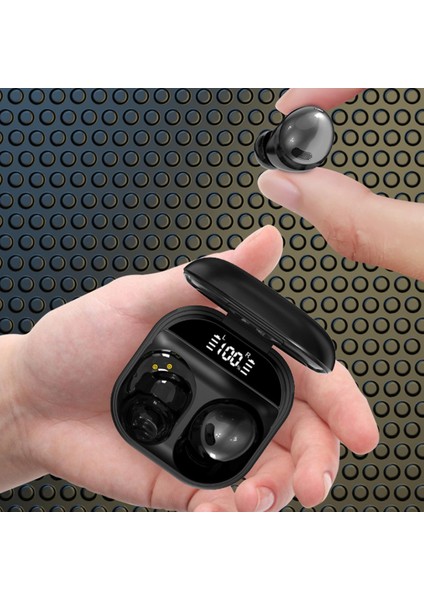 Bluetooth 5.1 Mikrofonlu Kulakiçi Hifi Stereo Kulaklık Gamer Dokunmatik Kontrol Siyah (Yurt Dışından)
