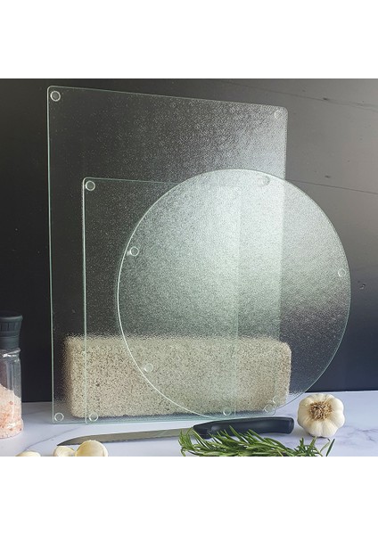 Cam Kesme Tahtası | Cam Kesme Tablası | 3'lü Takım | BUZLU modelleri