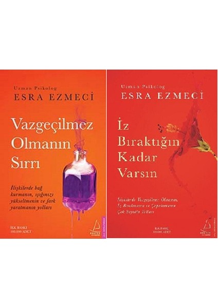 Vazgeçilmez Olmanın Sırrı - İz Bıraktığın Kadar Varsın - 2 Kitap