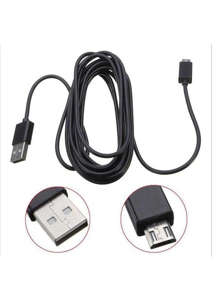 3 Metre Micro USB Kablo 3 Metre Mikro USB Kablo