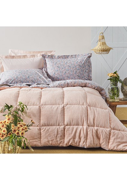 Softly Blossom Blush Uyku Seti Çift Kişilik