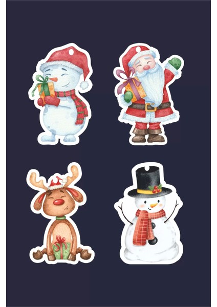 Yılbaşı Christmas Ağaç Dekoru 20'li Çift Yön *kalın Kağıt fiyatları