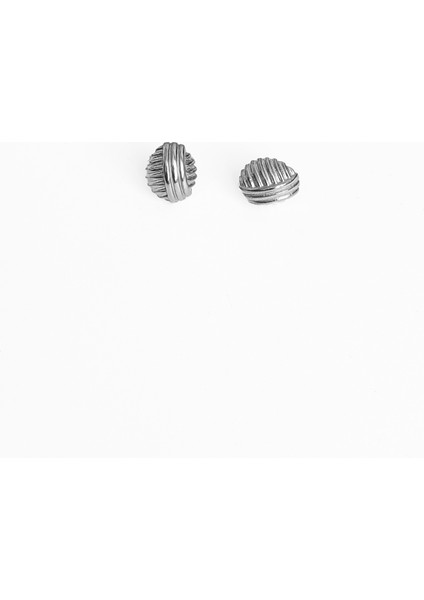 Taşsız Deniz Kabuğu Gümüş Küpe