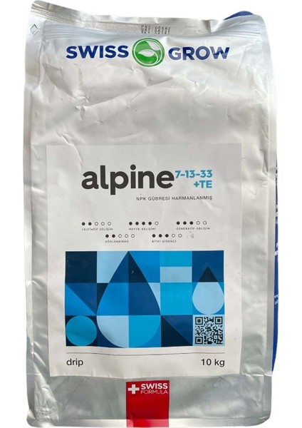 Swiss Grow 7.13.33+Te (10 Kg) (Isviçre Ithal)