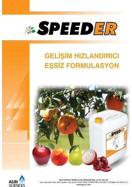 Agrı Scıences Speeder (20 Lt) Muhteşem Hızlandırıcı Köklendirici