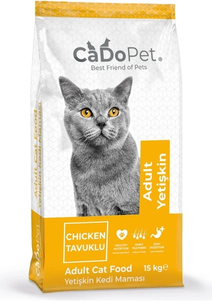 Cado Pet  Kedi Maması Tavuklu 15 kg