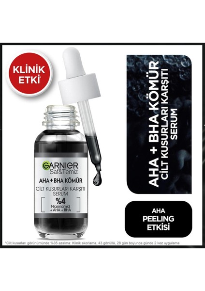 2'li Garnier C Vitamini Serum + Aha Bha Cilt Kusurları Karşıtı Serum Seti