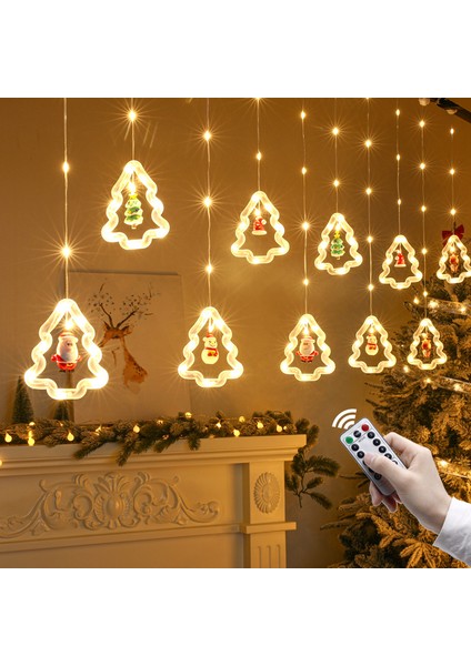 Romantic Yılbaşı Ağacı Şeklinde Sıralı Led Işık 3.5m - Çok Renkli (Yurt Dışından) fiyatları